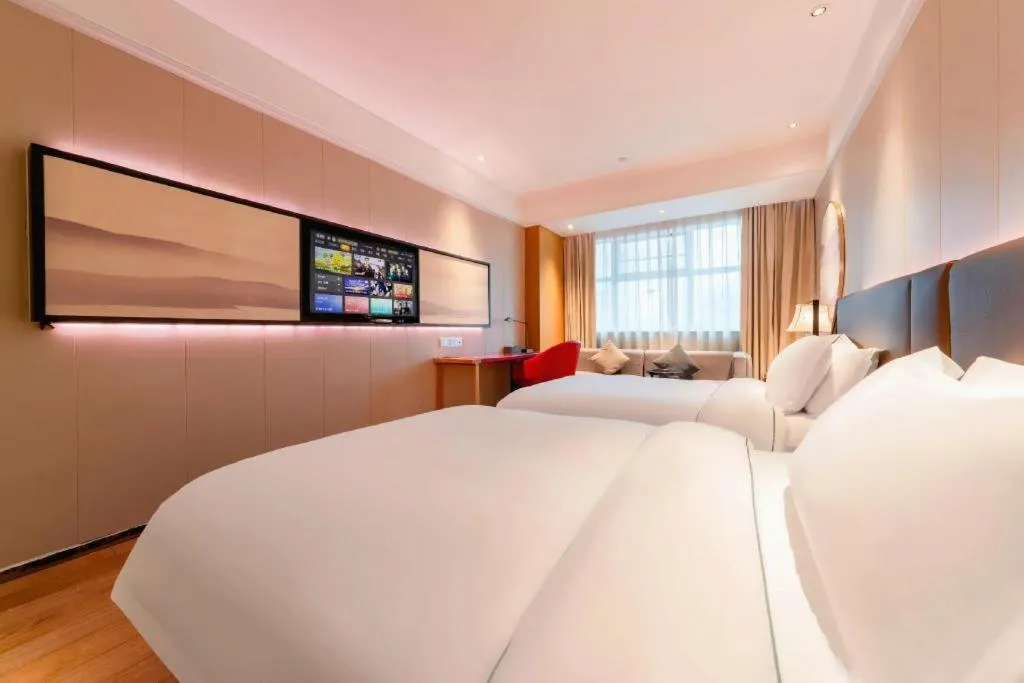 Bed in Echeng Hotel Xiamen Zhongshan Road