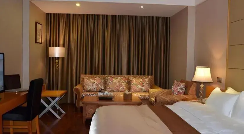 Bed in San Jiang Grand Hotel Bed in San Jiang Grand Hotel