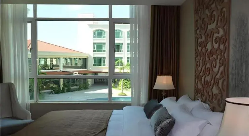 Bed in San Jiang Grand Hotel Bed in San Jiang Grand Hotel