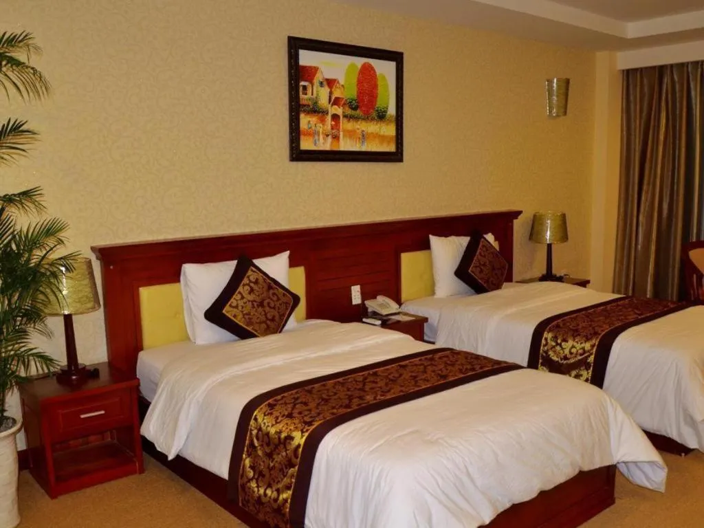 Bed in Tan Binh Hotel