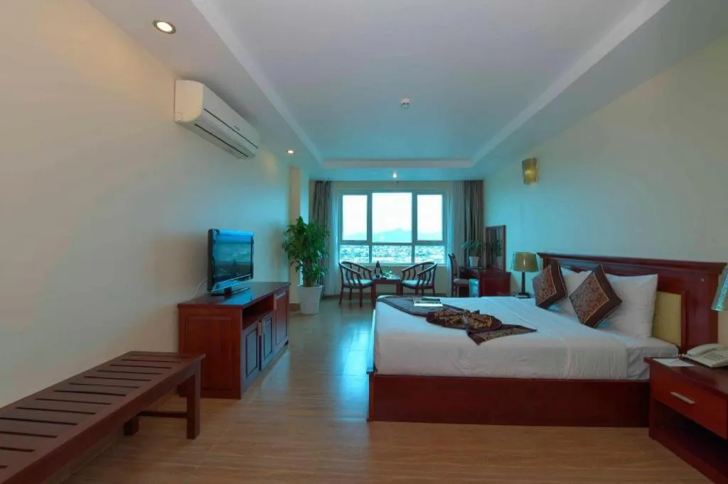 Bed in Tan Binh Hotel