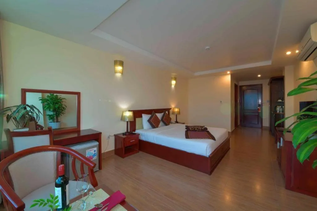 Bed in Tan Binh Hotel