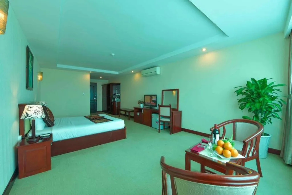Bed in Tan Binh Hotel