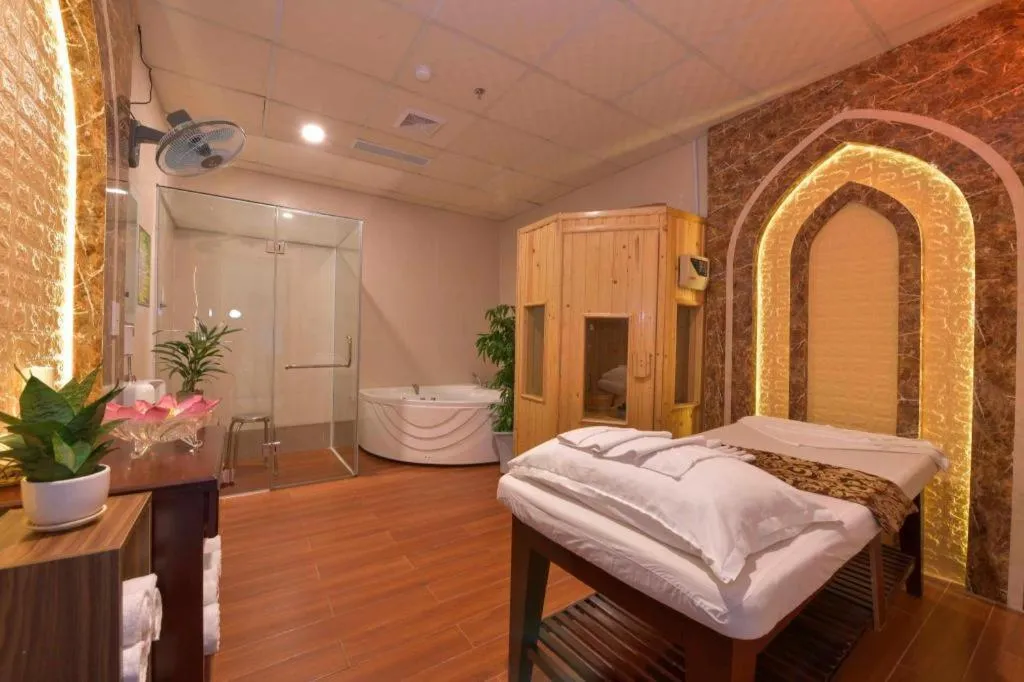 Bed in Tan Binh Hotel