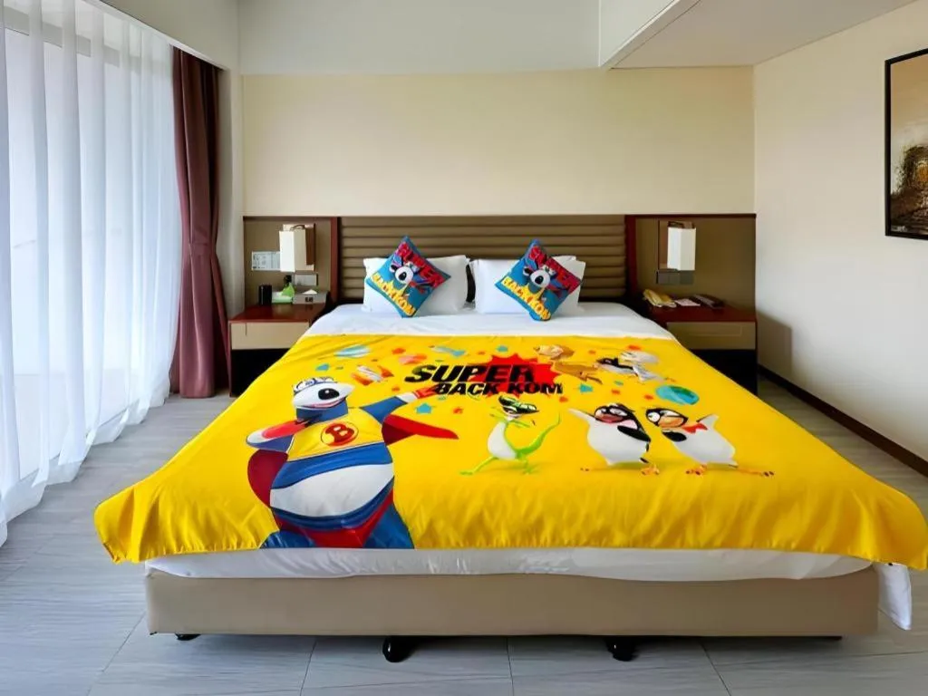 Bed in Grand Soluxe Hotel and Resort Sanya