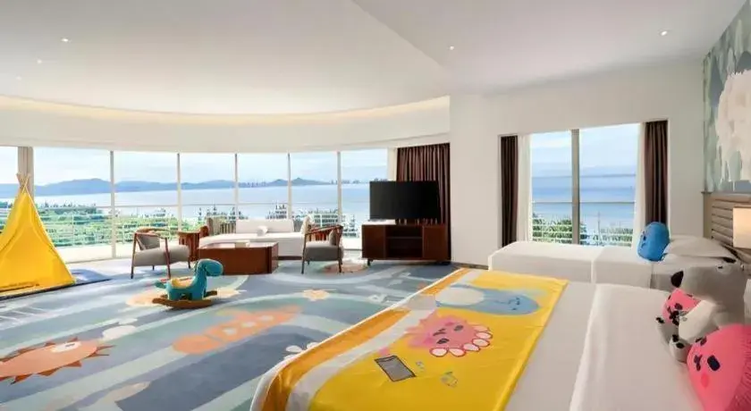 Bed in Grand Soluxe Hotel and Resort Sanya Bed in Grand Soluxe Hotel and Resort Sanya