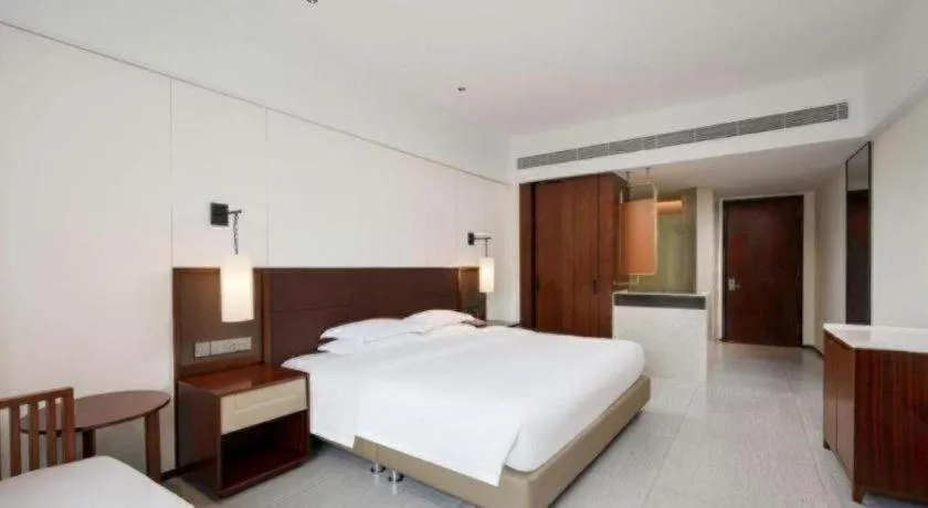 Bed in Grand Soluxe Hotel and Resort Sanya