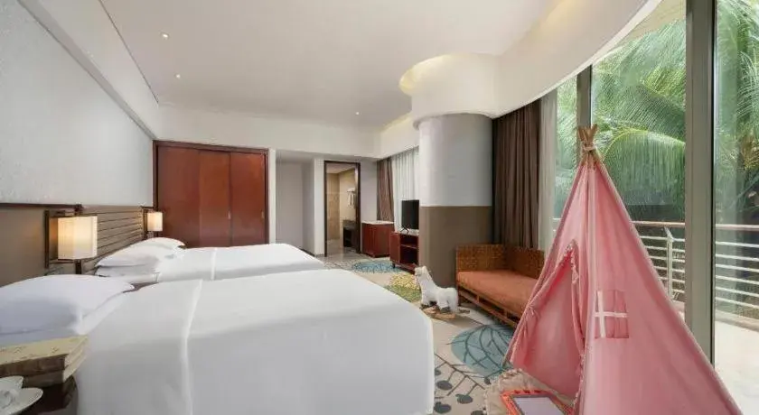 Bed in Grand Soluxe Hotel and Resort Sanya Bed in Grand Soluxe Hotel and Resort Sanya