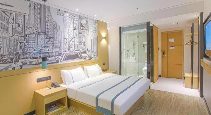 Bed in City Comfort Inn Nanning Beihu Road Metro Station