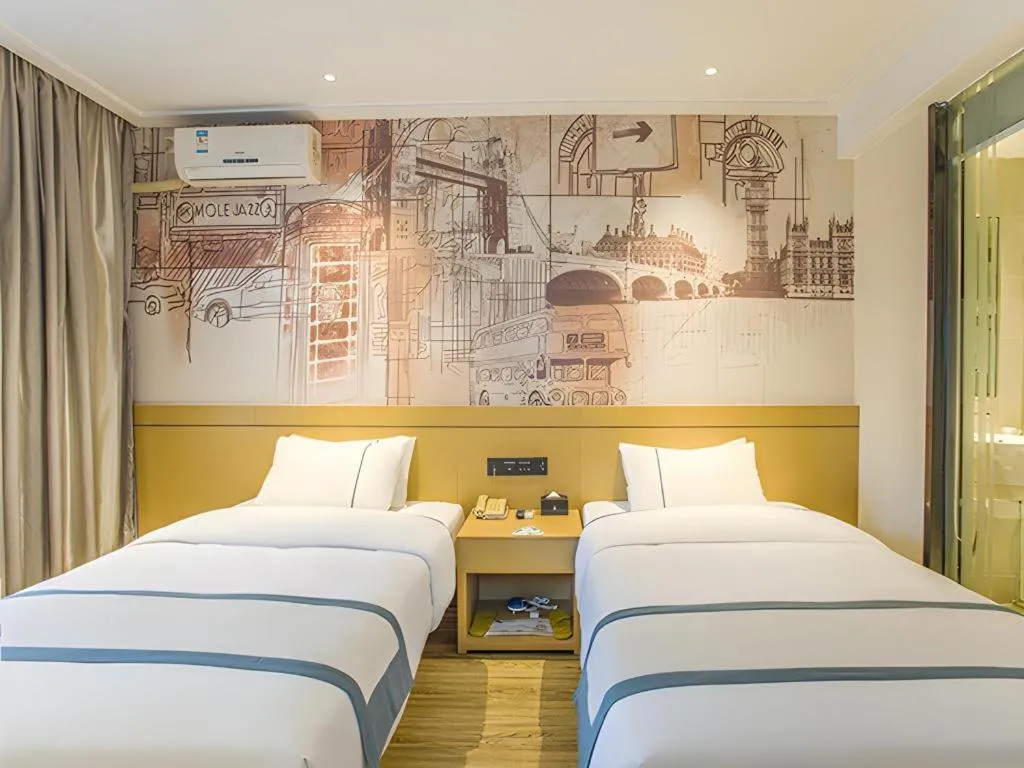 Bed in City Comfort Inn Nanning Beihu Road Metro Station