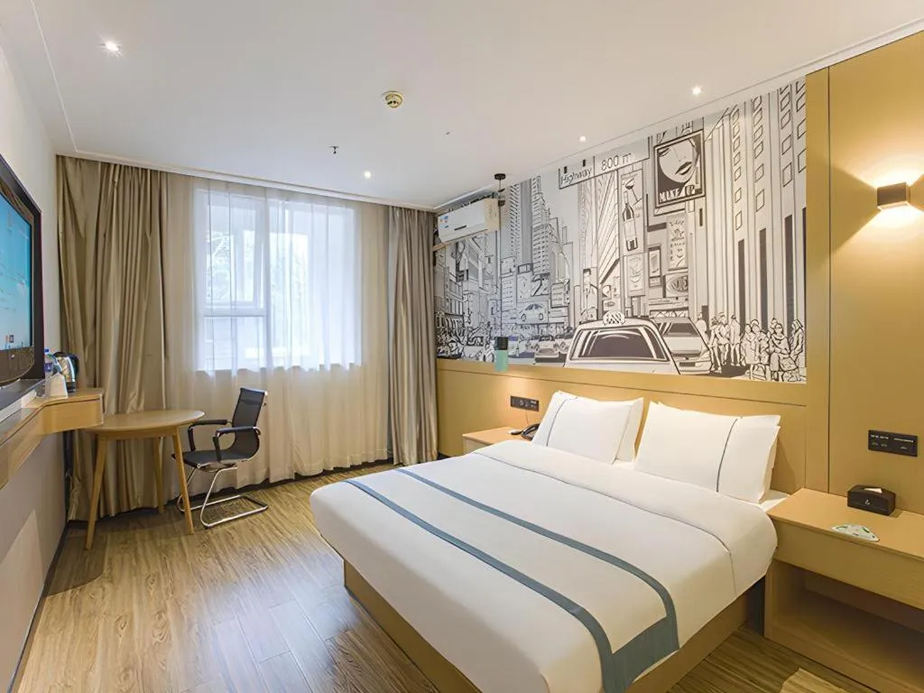 Bed in City Comfort Inn Nanning Beihu Road Metro Station