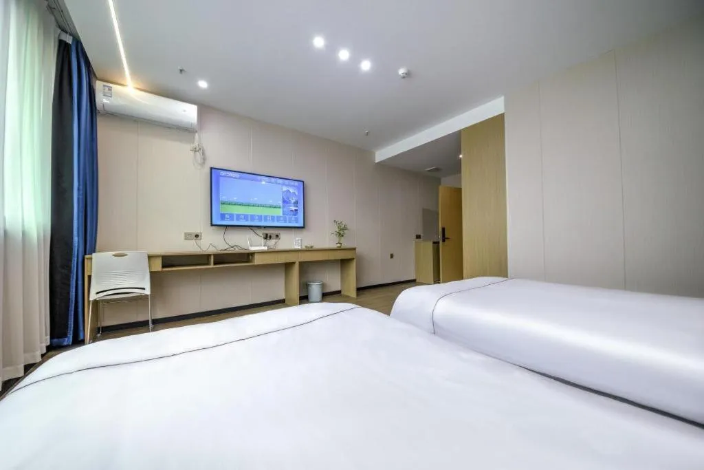 Bed in Yiwu Bairui Grand Hotel