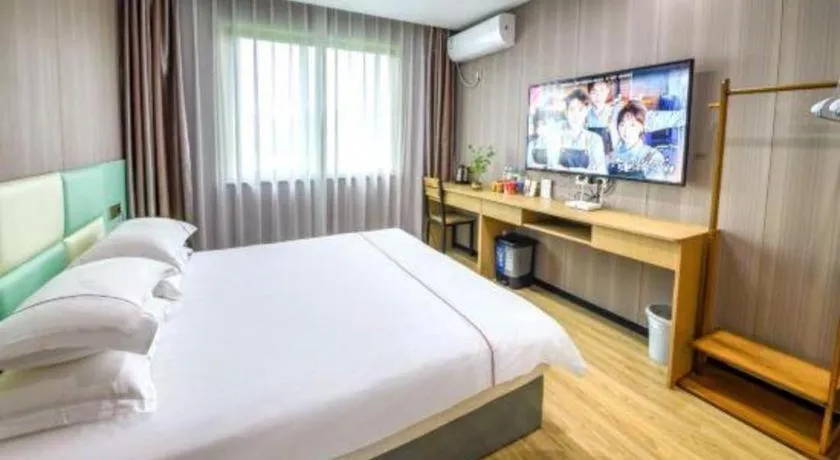 Bed in Yiwu Bairui Grand Hotel