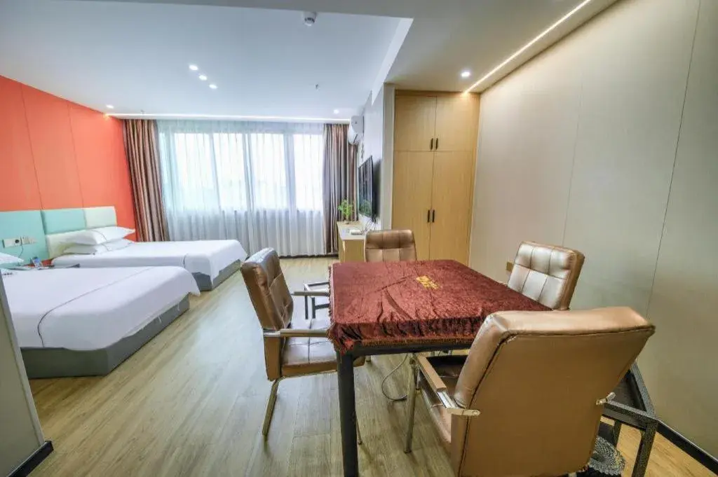 Bed in Yiwu Bairui Grand Hotel Bed in Yiwu Bairui Grand Hotel