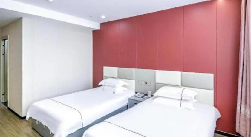 Bed in Yiwu Bairui Grand Hotel