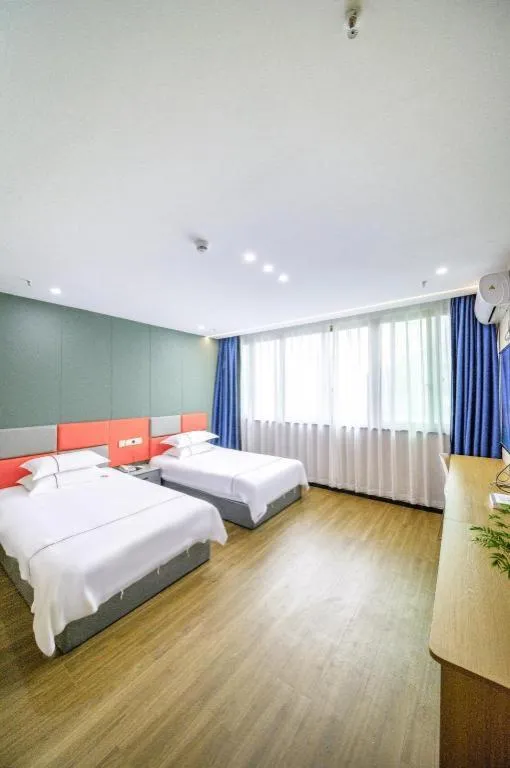 Bed in Yiwu Bairui Grand Hotel