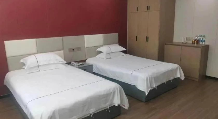 Bed in Yiwu Bairui Grand Hotel
