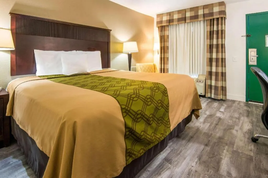 Bed in Econo Lodge Inn & Suites Macon North