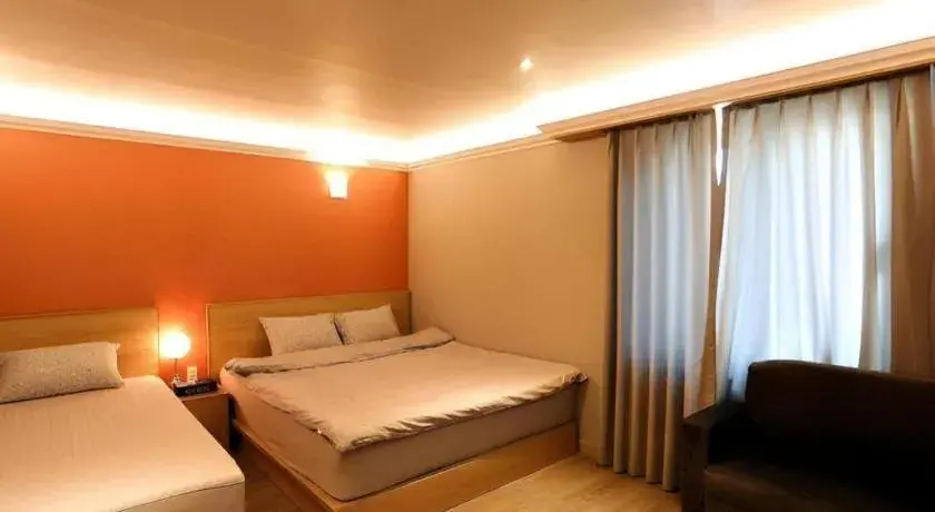 Bed in Jeju Sejong Hotel Bed in Jeju Sejong Hotel