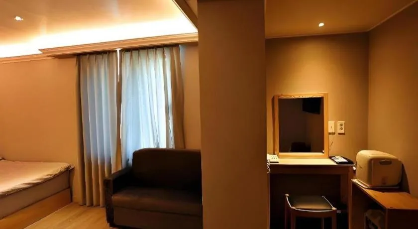 Bed in Jeju Sejong Hotel