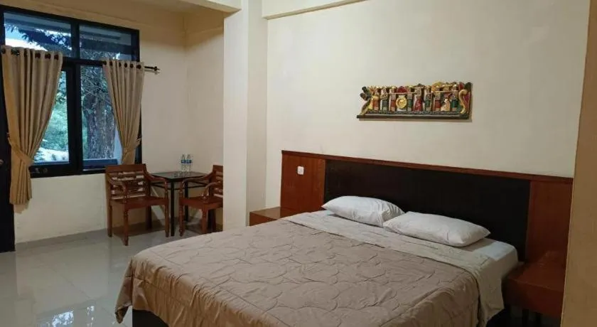 Bed in Augusta Hotel & Glamping Sukabumi