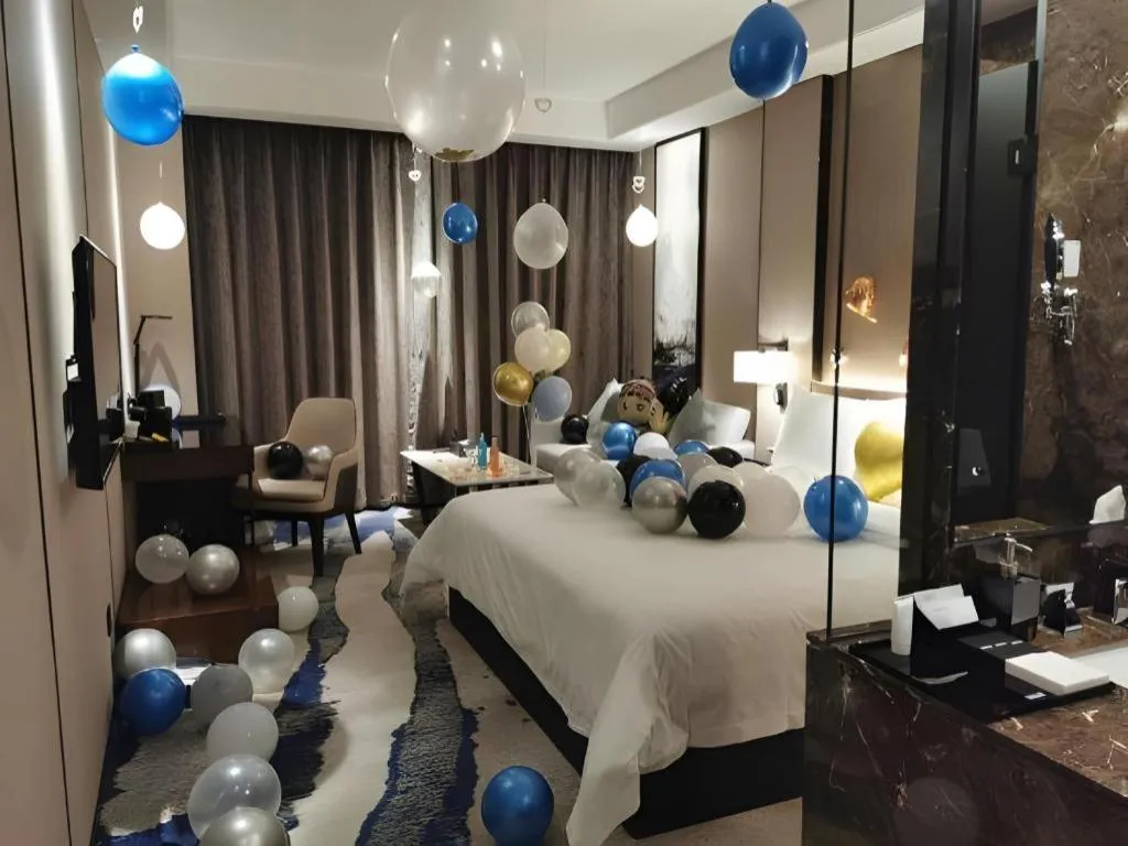 Bed in Zhonghao Boutique Hotel Dalang Business Center