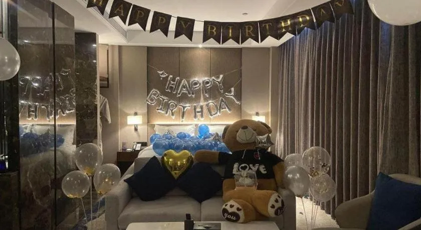 Bed in Zhonghao Boutique Hotel Dalang Business Center