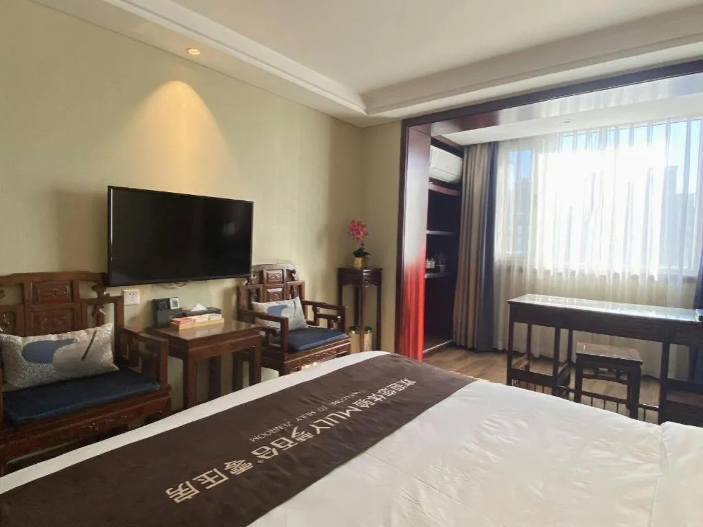 Bed in Beijing Inner Mongolia Hotel Chaoyang