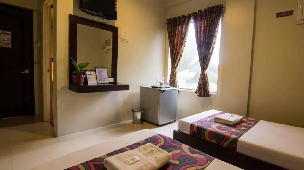 Bed in Driggs Pension House