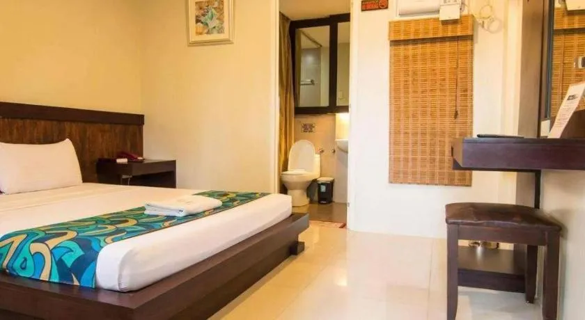 Bed in Driggs Pension House