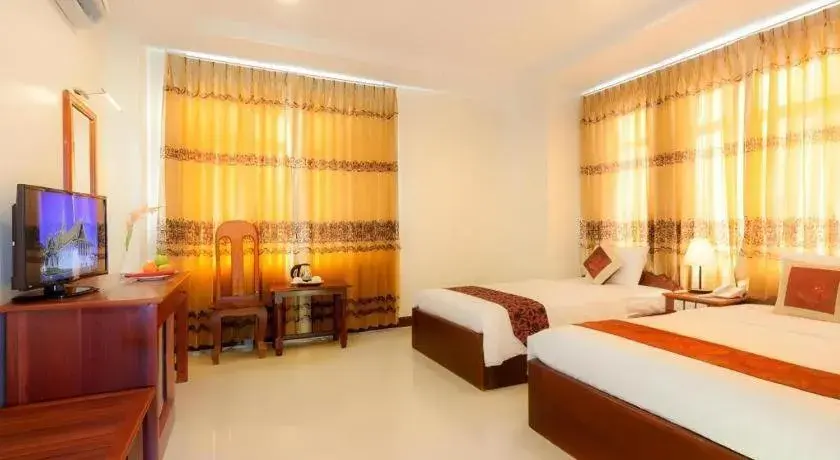 Bed in Kirirom Crystal Hotel Bed in Kirirom Crystal Hotel