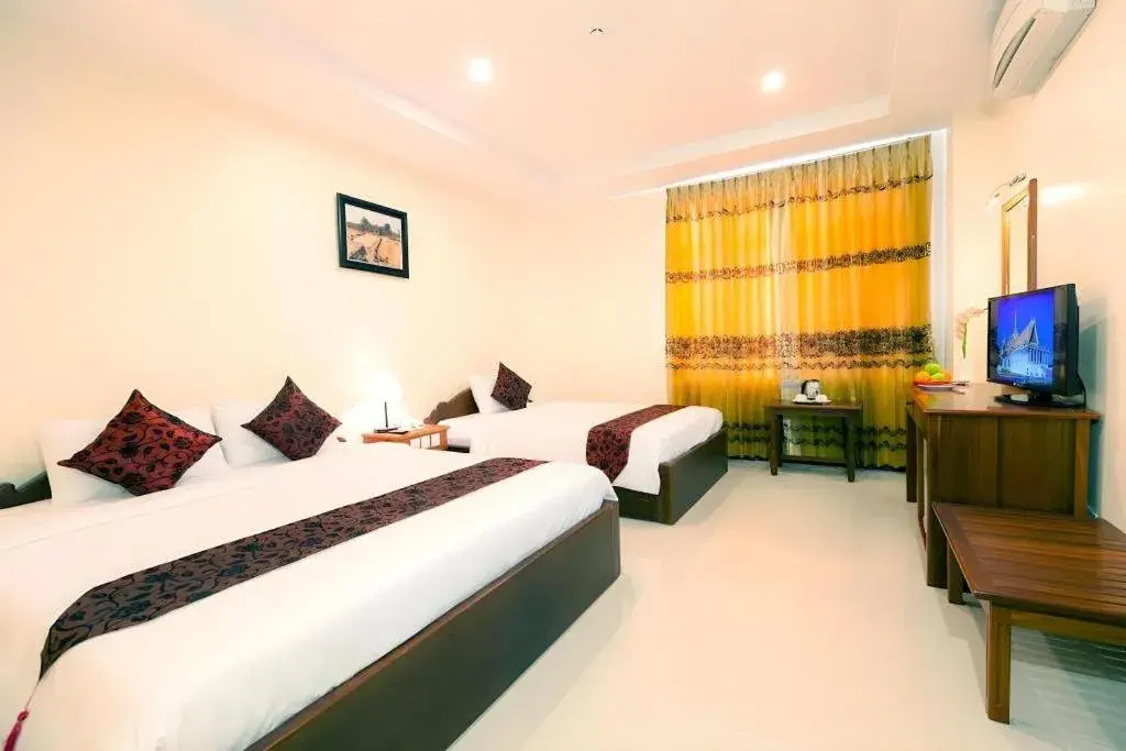 Bed in Kirirom Crystal Hotel Bed in Kirirom Crystal Hotel