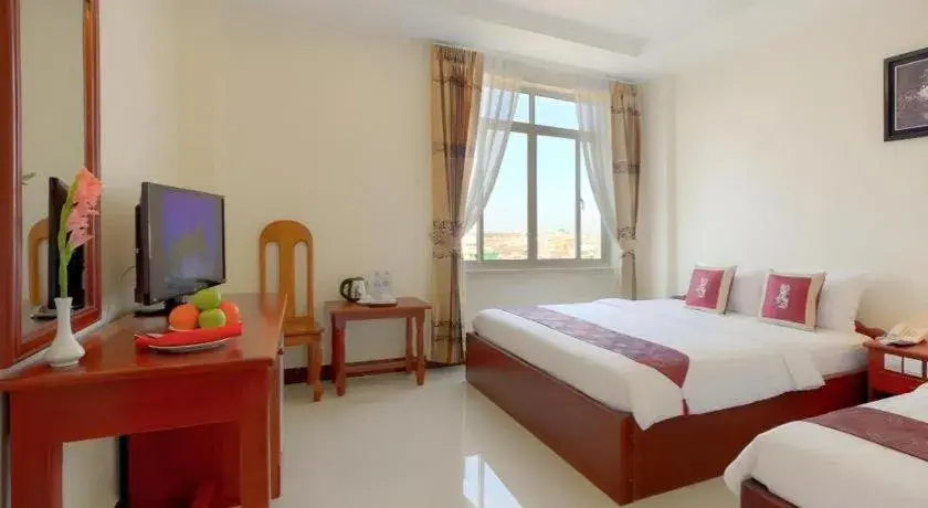 Bed in Kirirom Crystal Hotel Bed in Kirirom Crystal Hotel