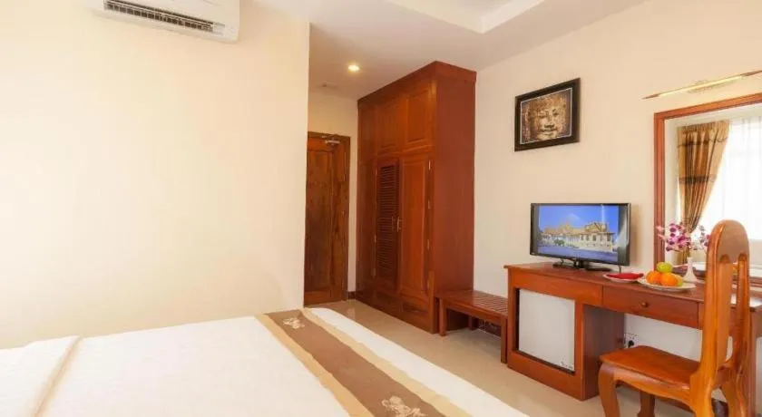 Bed in Kirirom Crystal Hotel