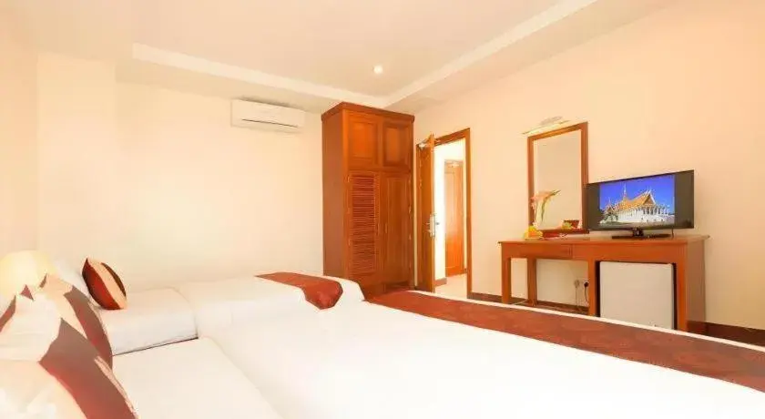 Bed in Kirirom Crystal Hotel Bed in Kirirom Crystal Hotel