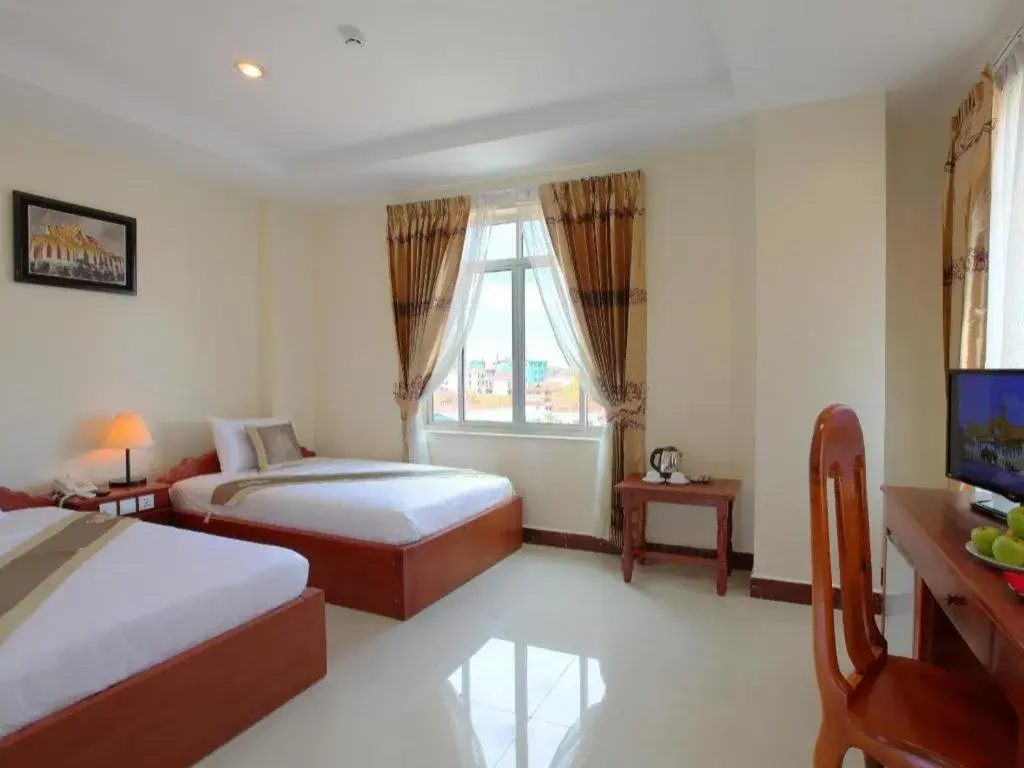 Bed in Kirirom Crystal Hotel Bed in Kirirom Crystal Hotel