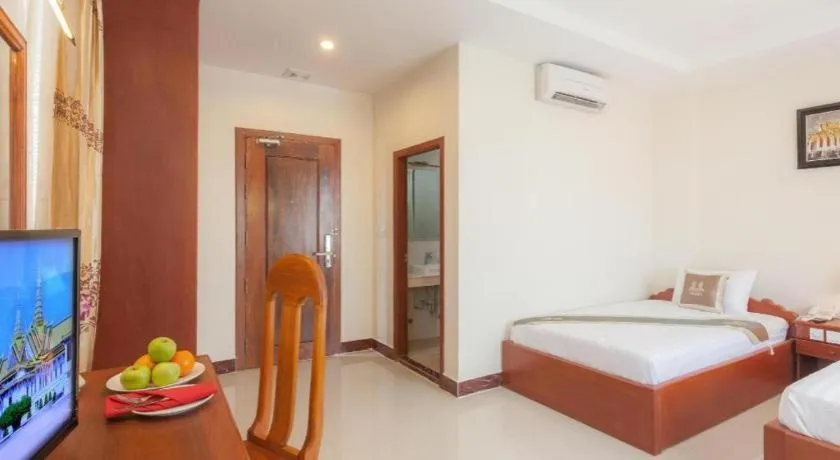 Bed in Kirirom Crystal Hotel