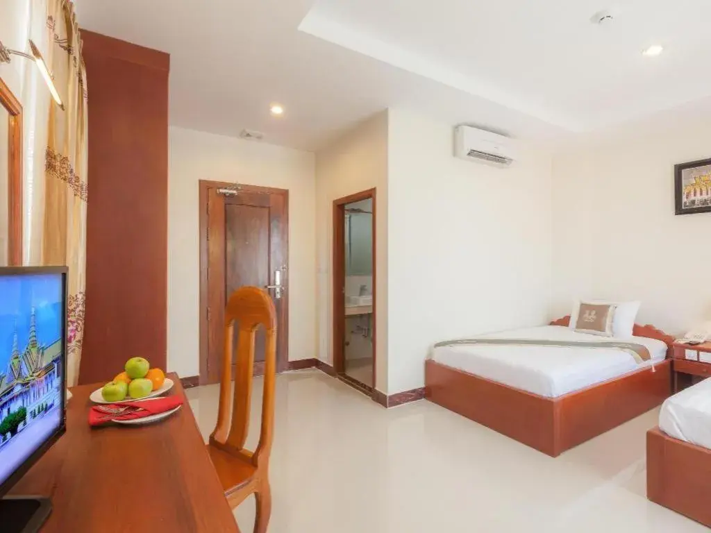 Bed in Kirirom Crystal Hotel Bed in Kirirom Crystal Hotel