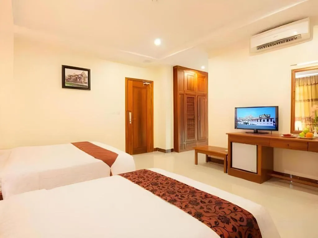 Bed in Kirirom Crystal Hotel