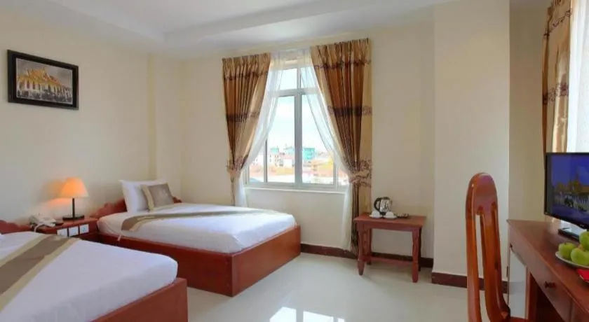 Bed in Kirirom Crystal Hotel