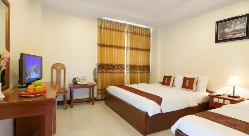 Bed in Kirirom Crystal Hotel Bed in Kirirom Crystal Hotel