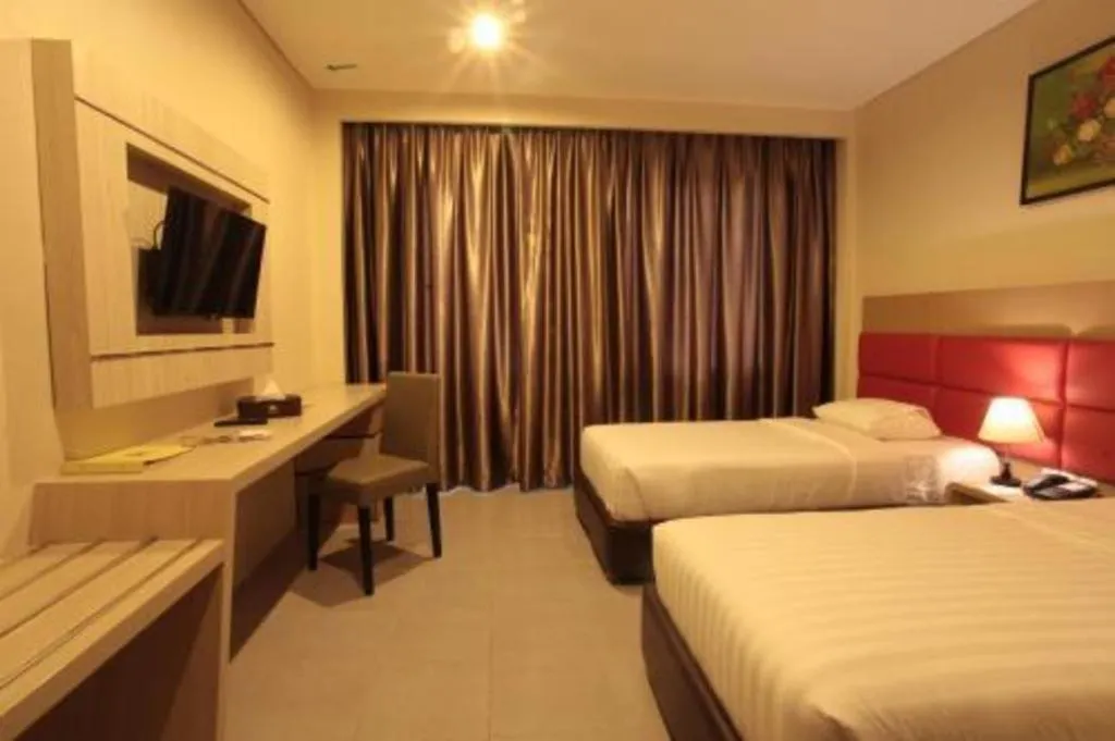 Bed in Asoka Luxury Hotel