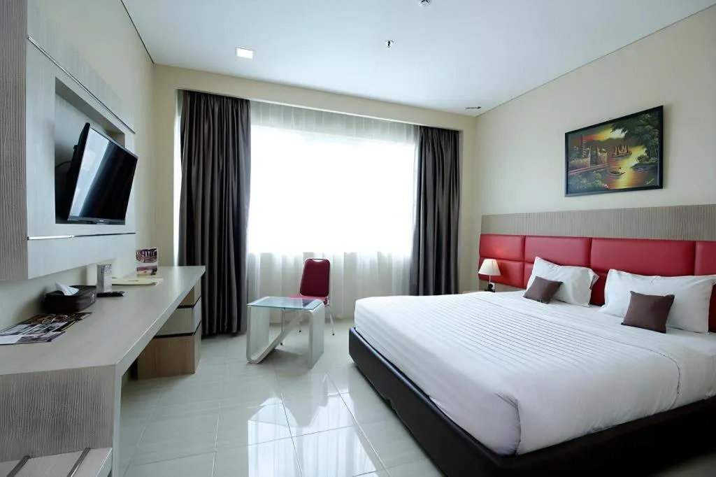 Bed in Asoka Luxury Hotel