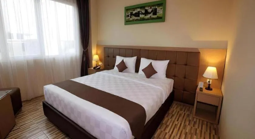 Bed in Asoka Luxury Hotel