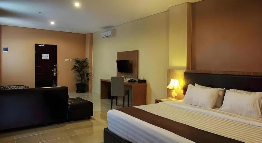 Bed in Asoka Luxury Hotel