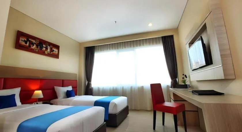 Bed in Asoka Luxury Hotel