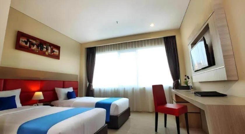 Bed in Asoka Luxury Hotel