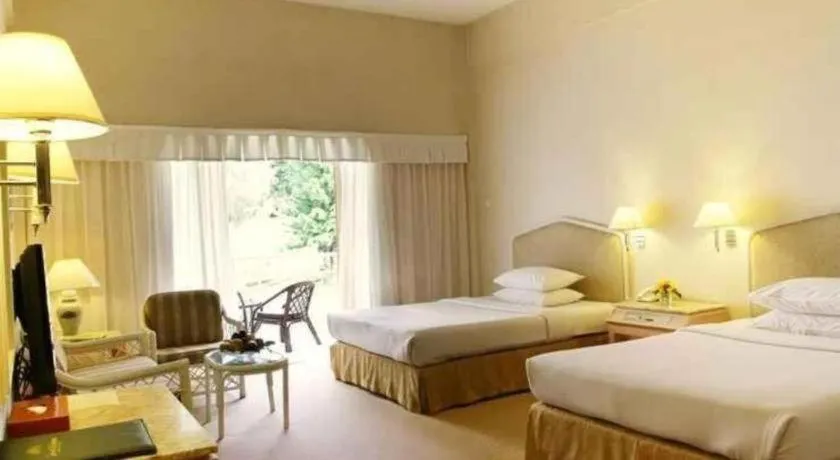 Bed in Grand Mutiara Hotel