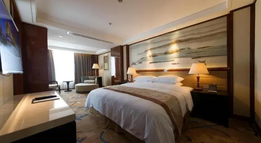 Bed in Yang Peng Jin Jiang Hotel Bed in Yang Peng Jin Jiang Hotel