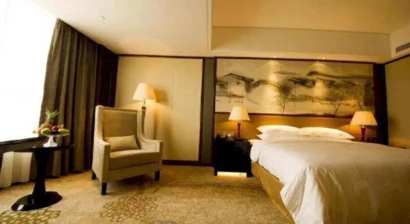 Bed in Yang Peng Jin Jiang Hotel Bed in Yang Peng Jin Jiang Hotel